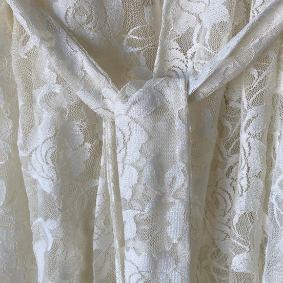 Pins & Needles Lace Kimono Top in Ivory (Size S) - Picture 7 of 9